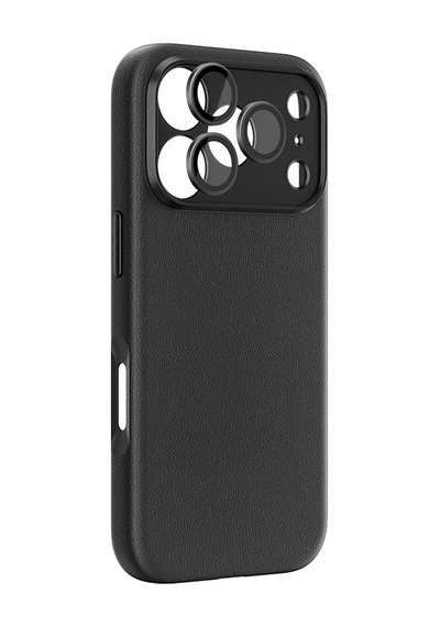 İphone 18 Pro Kılıf M-safe Özellikli Airbag Tasarımlı Amazingthing Glamour Slens Serisi Kapak Siyah