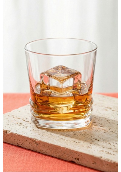 Lav Elegan Cam Viski Bardağı 6'lı 315 ml (Meşrubat/Kokteyl Bardağı )