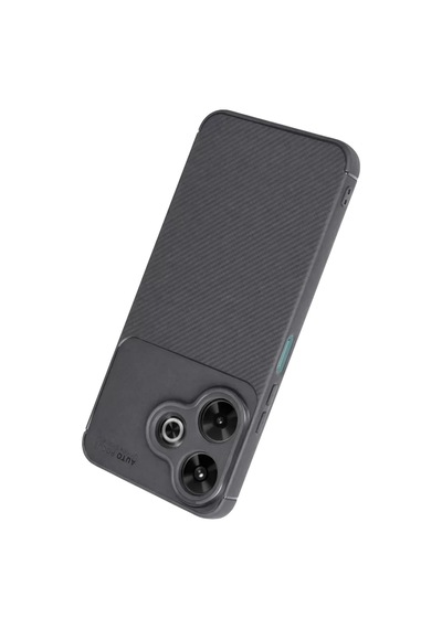 Mey İthalat Redmi 13 4g Kılıf Auto Focus Karbon Kapak - Gri