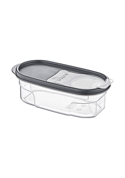 Embox Çift Kapak Sistemli Erzak Kabı - Hava Aldırmaz Kapaklı Saklama Kabı 600 Ml 9 X 6 Cm Şeffaf