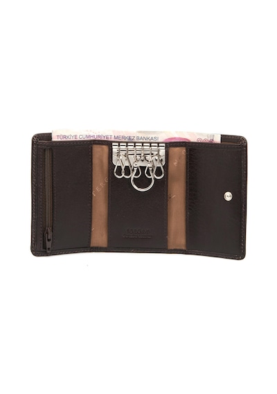 Tergan Kahve Deri Unisex Anahtarlık 0066A98