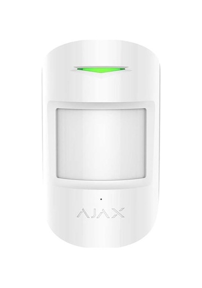 Ajax Motionprotect Plus Kuyumcu Ek K-bant Mikrodalga Sensörüne Sahip Kablosuz Ir Hareket Dedektörü Beyaz