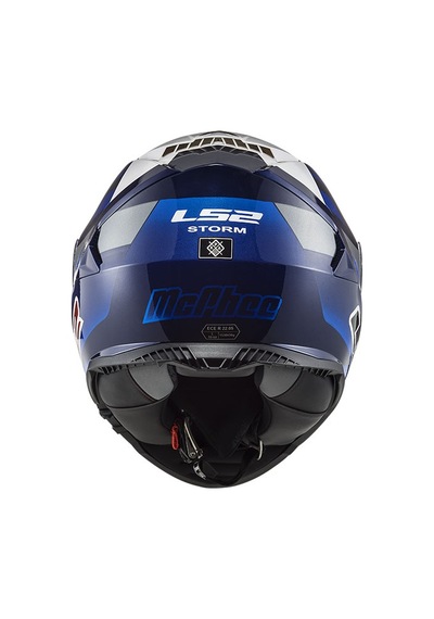 LS2 Storm Mcphee Replca Mavi - Beyaz Kask