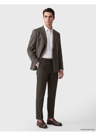Lcw Busıness Kahverengi Regular Fit Erkek Blazer Ceket