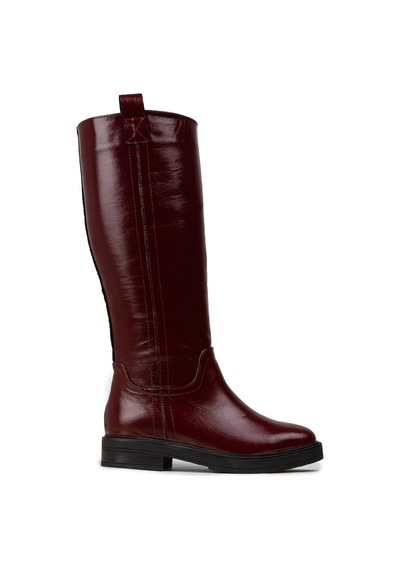 Deery Kadın Hakiki Rugan Bordo Çizme - M2135zbrdc01 Bordo