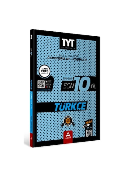 A Yayınları Tyt Türkçe Son 10 Yıl Soru ve  Çözümleri