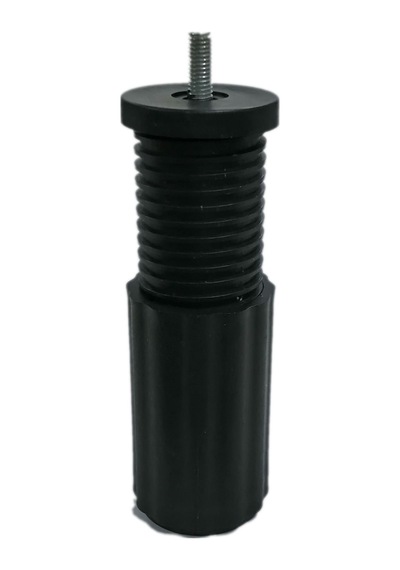 Cateksss 9,5-15 Cm M8 Vidalı Ayarlı Ayak Siyah - 12 Li Paket