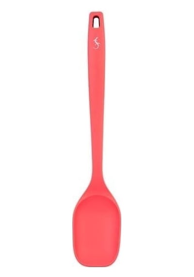 Lurch - Platin Silikon Servis Kaşığı 33,5 Cm Somon - Yanmaz, Yapışmaz, Bükülmez, Çizmez, Tat Ve Koku Bırakmaz - 240074