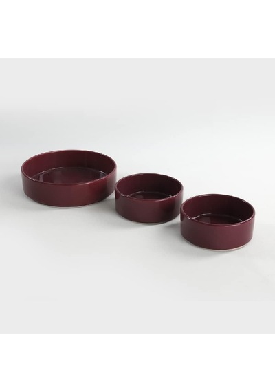 Mürdüm Stackable Salata/çerez Seti 3 Parça Diğer