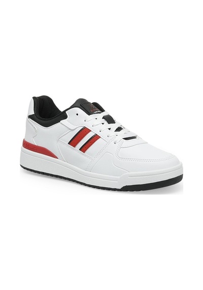 Kinetix Wılmo Pu 2pr Beyaz-Kırmızı Erkek Sneaker Ayakkabı Beyaz - Kırmızı