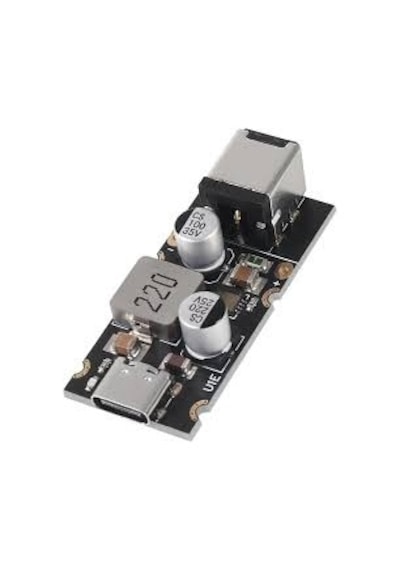 Gözeler Pd65w Typc-e Usb Qc3.0 5v 9v 12v 20v Hızlı Şarj Modülü 2.5x5.5 Jack