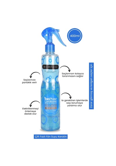 Morfose Collagen Içerikli Iki Fazlı Fön Suyu 400 Ml 8680678834859