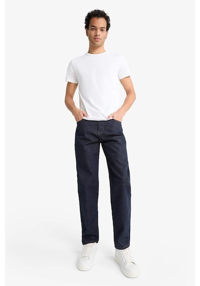 Defacto Relax Tapered Fit Dar Paça Jean Pantolon G1195ax25aunm34 Mavi
