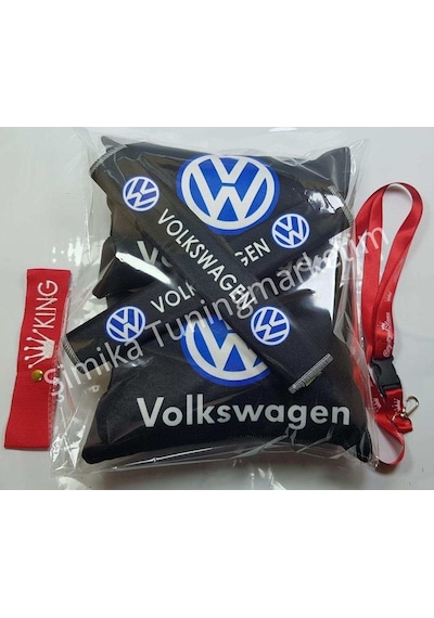 Volkswagen Yastık Lastikli 2 Li Ve 2 Kemer Kılıfı+Ayna Ipi Ve Ta (527879034)