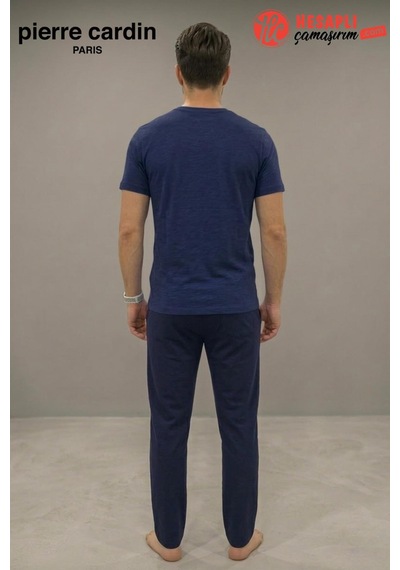 Pierre Cardin Paris Premium Erkek %100 Pamuklu Rahat Kalıp Cepli Kısa Kollu Pijama Takım Lacıvert Pierre Cardin Paris Premium Erkek %100 Pamuklu Rahat Kalıp Cepli Kısa Kollu Pijama Takım Lacıvert