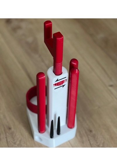 Mottopi Yay Standı,okçuluk Standı-kırmızı