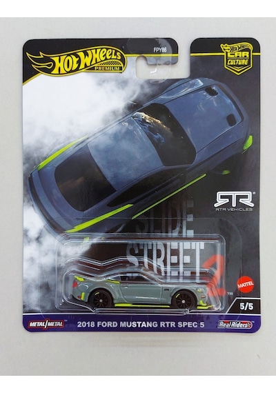 Hot Wheels Premium Slide Street 2 2018 Ford Mustang Rtr Spec 5 Mo