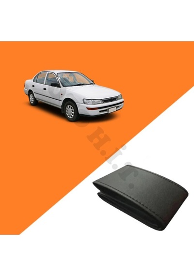 Toyota Corolla 92-98 Uyumlu Deri Direksiyon Kılıfı Kaliteli Dikmeli Siyah
