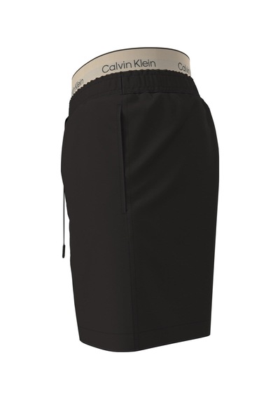 Calvin Klein Medium Drawstring Siyah Erkek Deniz Şort-16242