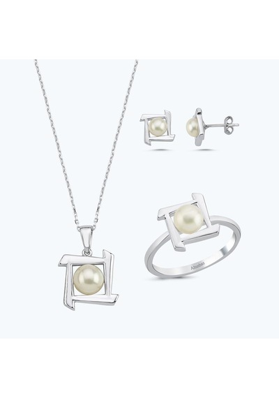Altınbaş Altın Üçlü İnci Set Utkch022-25696-set