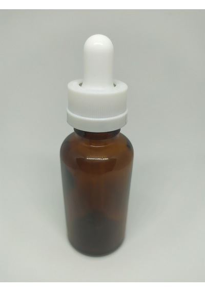30Ml Cam Amber Şişe B.Çocuk Kilit Kapak İnce Cam Damlalık(10 Ad)