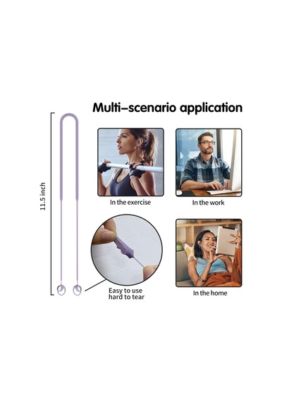 Samsung Galaxy Buds2 İle Uyumlu/galaxy Buds2 Pro İle Uyumlu Yumuşak Güçlü Silikon Özel Kaymaz Tasarım Spor Kaybolmaya Karşı Kulaklık Aksesuarları Boyun İpi Kırmızı
