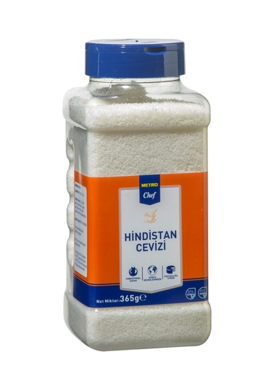 Metro Chef Hindistan Cevizi 365 G - Rendelenmiş, Kurutulmuş, Kolay Kullanımlı 6'li Avantaj Pake Tarı 368 G