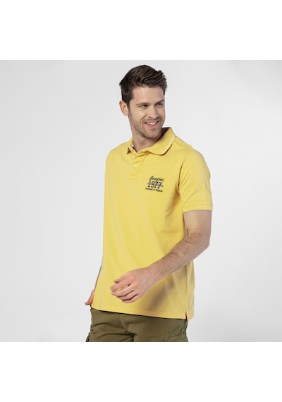 Routefield Paden Erkek Polo Tişört Sarı Sarı Sari Sarı
