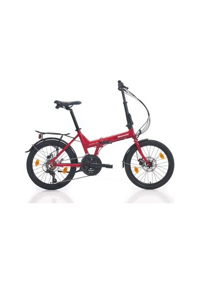Bianchi Adhoc F21 Md Katlanır Bisiklet 21 Vites Kırmızı Kırmızı