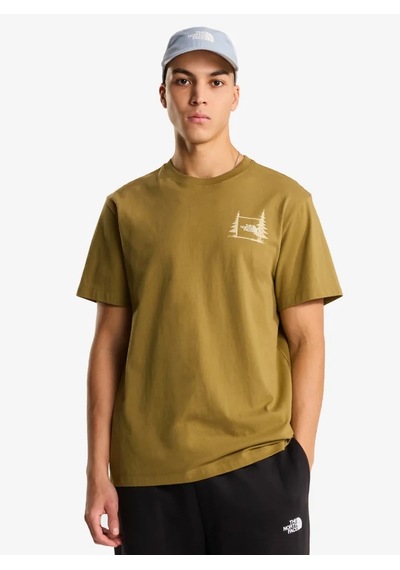 The North Face Nf0a8gqm-2el Camping Relaxed Short Sleeve Tee Erkek T-shirt Yeşil