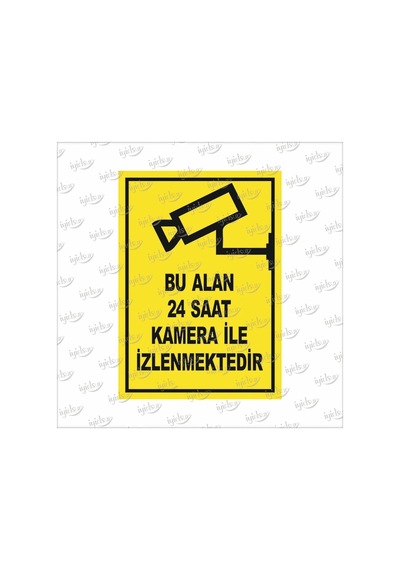 Kamera Ikaz Uyarı Tabelası