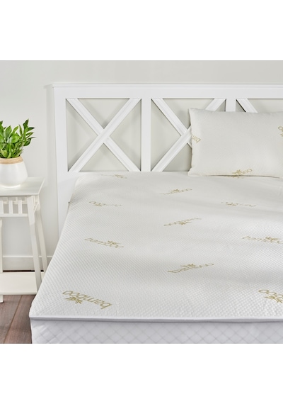 Linens Bambu S.Geçirmez 180X200 CM Yatak Alezi Beyaz