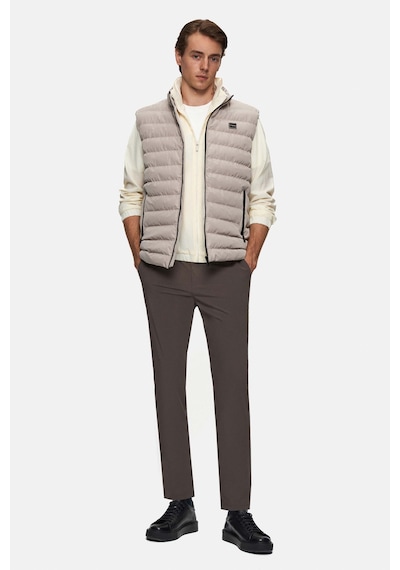 Twn Slim Fit Taş Düz Yelek Mont 3ecy70501503m Taş