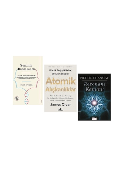 Seninle Baslamadi + Atomik Aliskanliklar + Rezonans Kanunu 3 Set