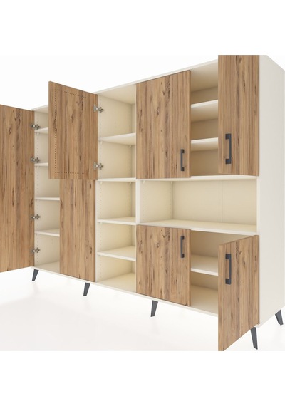 Hyperion Dolap 13 Raflı 7 Kapaklı 220x44x163 Aytaşı-çam/aytaşı Atlas Çam/aytası - Aytası Hyperion Dolap 13 Raflı 7 Kapaklı 220x44x163 Aytaşı-çam/aytaşı Atlas Çam/aytası - Aytası