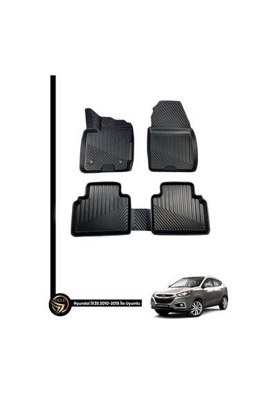 Peugeot 208 2020+ 3d Birebir Uyumlu Havuzlu Kauçuk Bohem 3d Oto Paspas