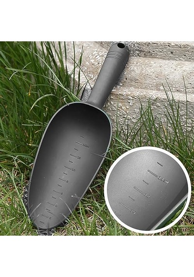 2'li Bahçe Küreği Seti, Plastik, Ölçekli, Çok Amaçlı, 30 Cm, Toprak Ve Pet Mama Aktarma