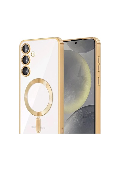 Samsung Galaxy A36 Uyumlu Kross Magneticsafe Kapak - Gold