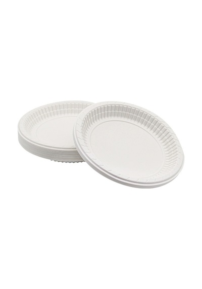 Plastik Tabak Kullan At Tabak 500'lü 17 Cm Beyaz Plastik Tabak Beyaz