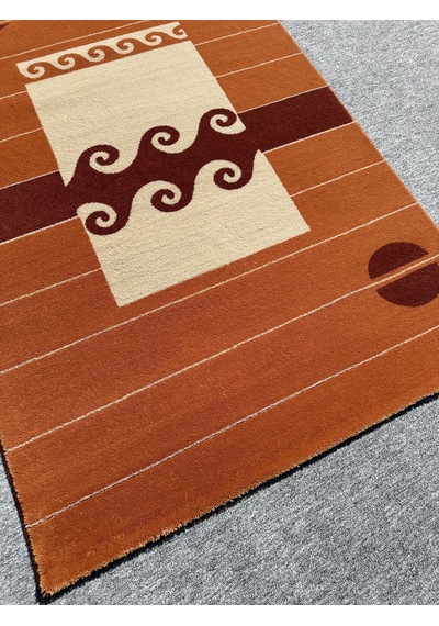 Saray Halı İgnis 1725 100x300 Terra 3 Metre Sık Dokuma Yolluk