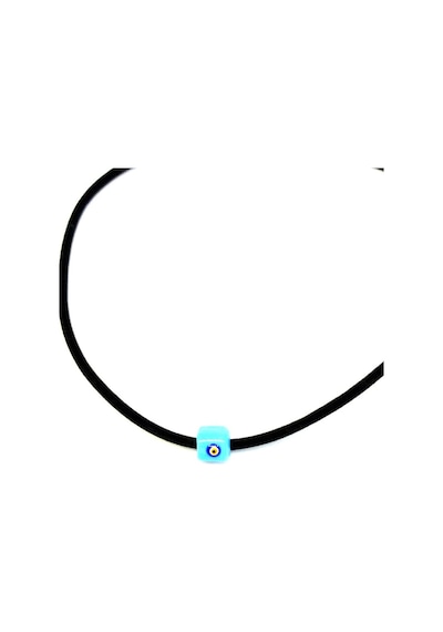 X-Ladyaccessories Cam Göz Kadife Kolye Çok Renkli