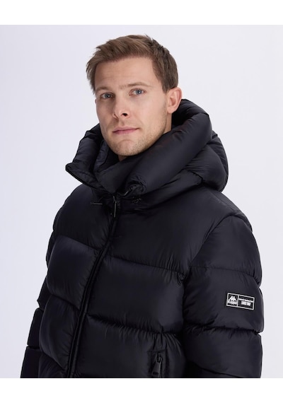 Kappa Authentic Gratia Erkek Siyah Comfort Şişme Mont