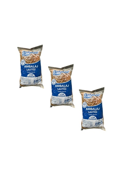 Dolphin Kauçuk Ambalaj Paketleme Lastiği - Çap : 70 Mm. - 500 Gr.lık 3 Paket