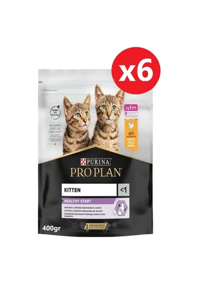 Pro Plan Junior Tavuklu Yavru Kedi Maması 400 Gr 6 Adet