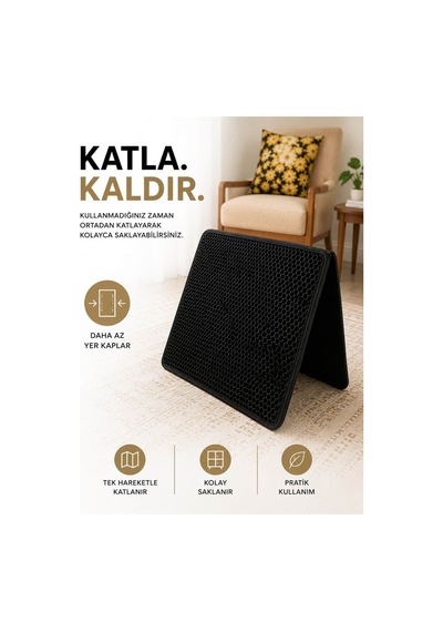 Büyük Boy Kedi Kumu Paspası