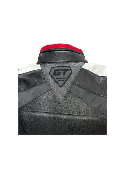 Forte Gt 2001077 Simurg Deri Full Koruma Mevsimlik Motosiklet Montu Kırmızı - Siyah