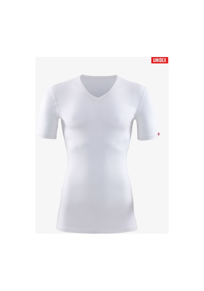 Blackspade Unisex Termal Tişört V Yaka, Isı Tutucu Kışlık İç Giyim 1263 Beyaz