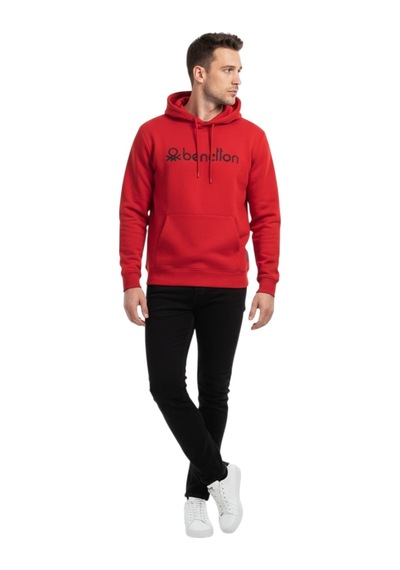 United Colors of Benetton Erkek Sweatshirt 71040 Kırmızı