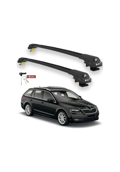 Turtle Skoda Octavia 5e 2012-2019 Ara Atkı Air1 Siyah