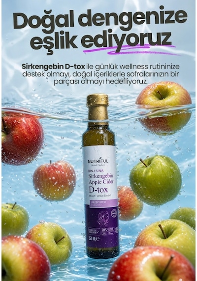 Nutriful İbn-i Sina Sirkengebin Apple Cider 250 ML